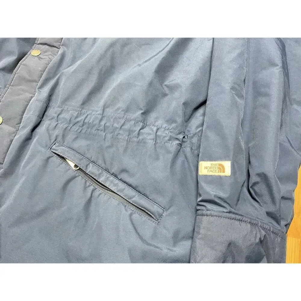 VTG The North Face GORE-TEX Mountain Parka Jacket Mens XL Blue Made in USA